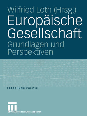 Europäische Gesellschaft - ebook